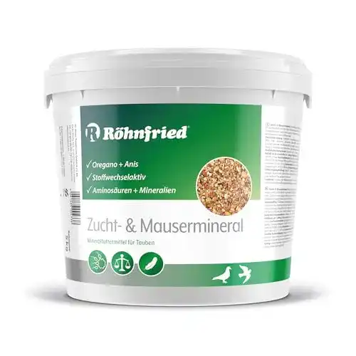 Taubenfutter Röhnfried Zucht- und Mausermineral mit Kräutern für Tauben