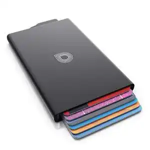 Kreditkartenhülle mit RFID Blocker von Csl-Computer – Aluminium Kartenetui