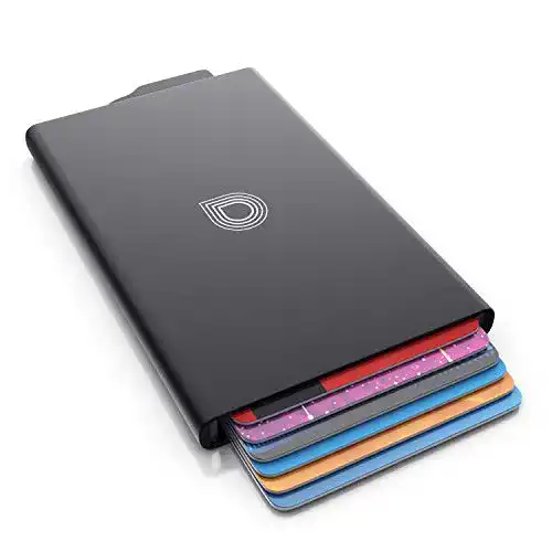 Kreditkartenhülle mit RFID Blocker von Csl-Computer – Aluminium Kartenetui