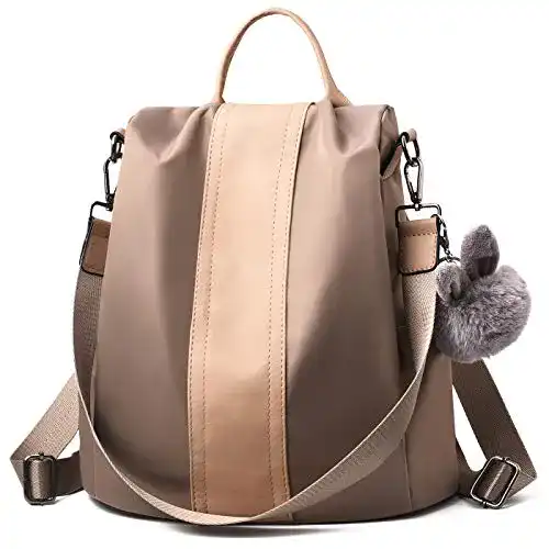 Charmore Damen Rucksack aus wasserdichtem Nylon im Vergleich