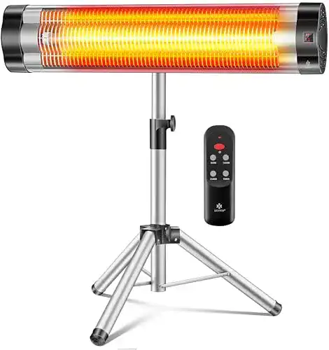 Elektroheizstrahler Kesser Infrarotstrahler 2500W mit Fernbedienung