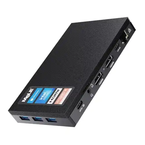 Lüfterloser Mini-PC MeLE Mini PC Quieter3C Celeron N5105 8GB