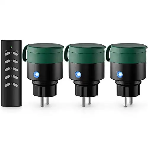 Funksteckdose für den Außenbereich deleyCON 3+1 Set