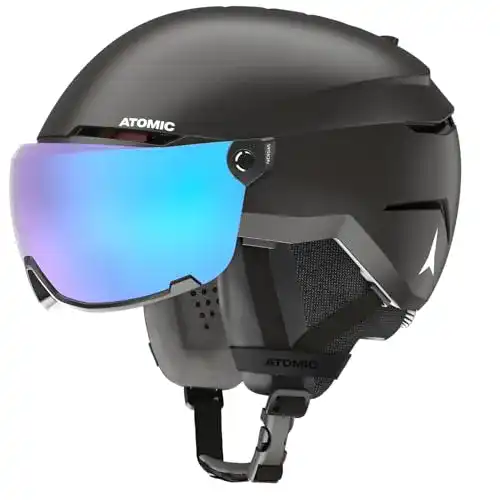 Skihelm Atomic Savor Visor Stereo mit Visier in Schwarz