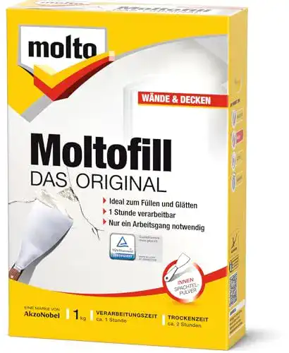 Wandspachtel Molto Innen Fill 1kg für Wände