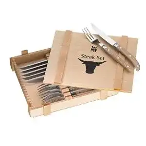 Steakbesteck WMF Ranch 12-teilig für 6 Personen mit Steakmessern und Gabeln
