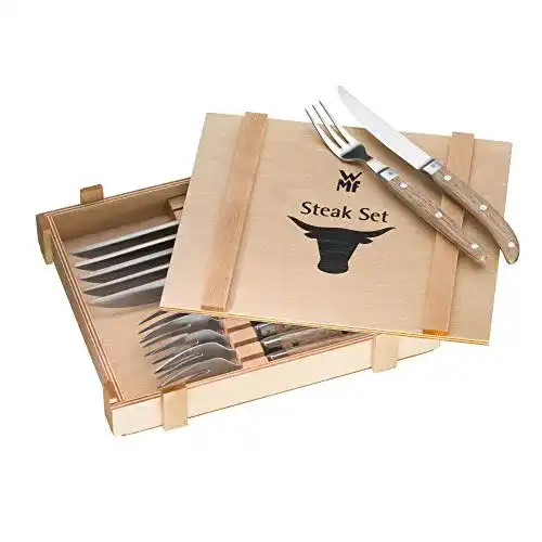 Steakbesteck WMF Ranch 12-teilig für 6 Personen mit Steakmessern und Gabeln