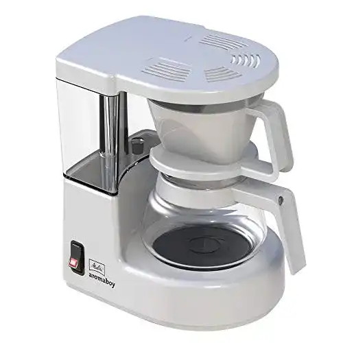 Kaffeemaschine Melitta Aromaboy in Weiß Kompakte Filterkaffeemaschine