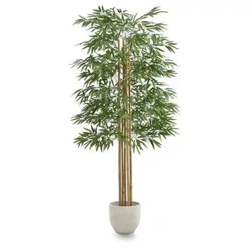 Kunstbaum Maia Shop – Künstlicher Bambus mit natürlichen Stämmen und Maße