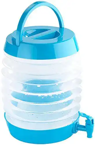 Wasserkanister mit Hahn von Pearl – Faltbarer Getränkespender