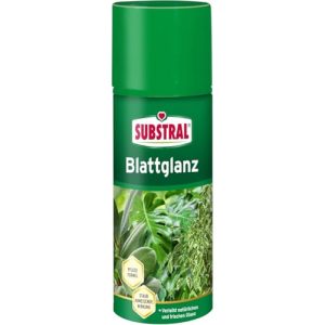 Blattglanzspray Substral für Pflanzenpflege und Kalkrandbeseitigung