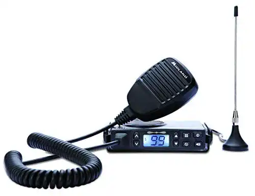 Midland GB1-R PMR446 Fahrzeugfunkgerät mit 8+91 Kanälen und Magnetantenne