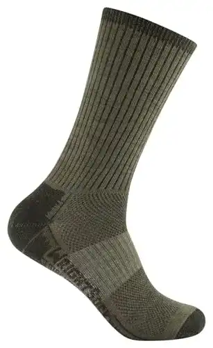 Wrightsocks Profi Wandersocke Merino Stride in Timber-Braun