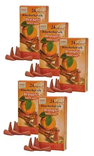 Knox Räucherkerzen Sparpack – Set mit 24 Räucherkerzen