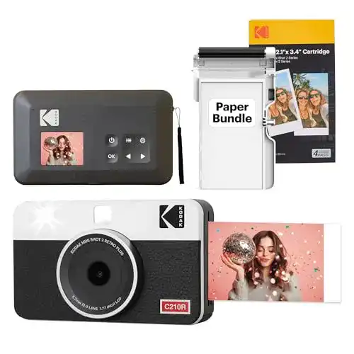 Kodak Mini Shot 2 Retro 4Pass Sofortbildkamera und Drucker