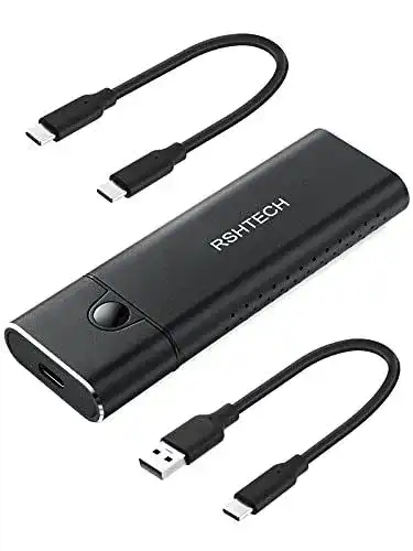 M.2 NVMe-USB-Adapter RSHTECH Aluminium Gehäuse für SSDs
