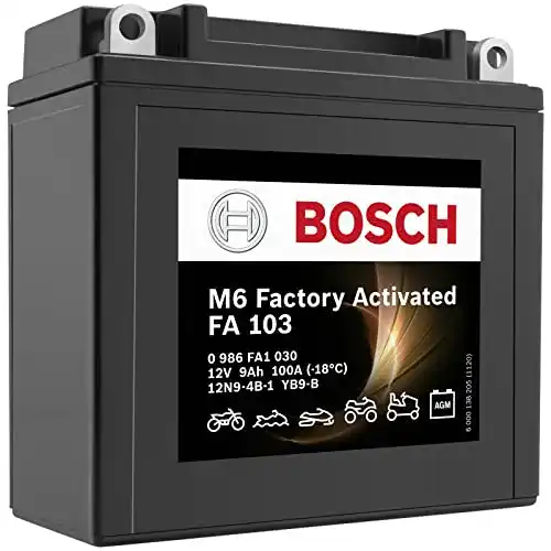 Motorradbatterie Bosch FA103 für zuverlässige Leistung