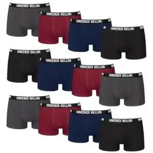 Boxershorts Herren Vincenzo Bellini, Hipster Boxershorts, 12er