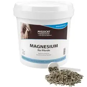 Magnesium für Pferde von Migocki Futterergänzung pelletiert 1,5 kg