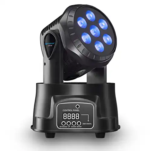 Moving Head Betopper Bühnenlicht LED 7x8W DMX RGBW für Veranstaltungen