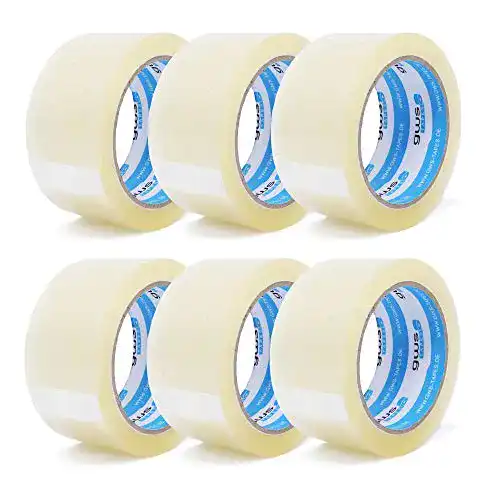 GWS Paketklebeband PP – Leises Verpackungsband mit 6 Rollen