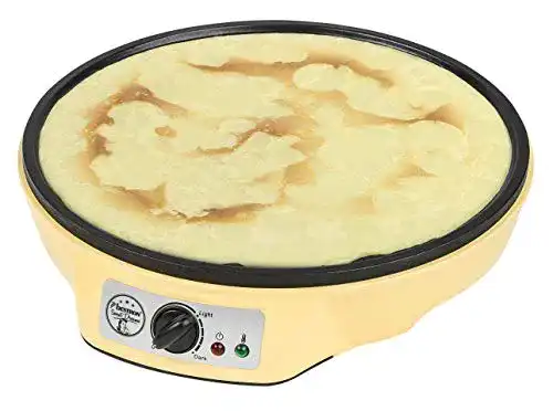 Bestron Crêpes Maker im Retro-Design für vielseitige Crepes-Zubereitung