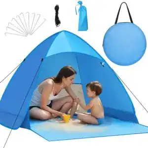 Pop-up Strandmuschel Karvipark – Tragbar und leicht für den Strand