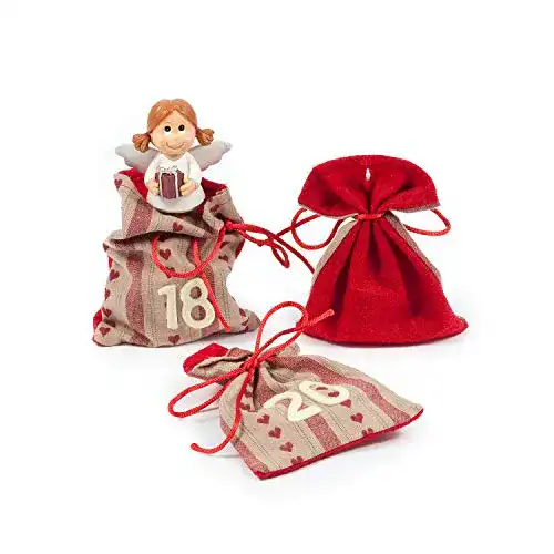Adventskalender Säckchen zum Befüllen für die Vorweihnachtszeit
