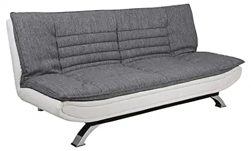 3-Sitzer Sofa AC Design Furniture Jasper Bettcouch in Hellgrau/Weiß