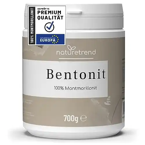 Bentonit naturetrend Pulver Montmorillonit 700g, naturrein und ohne Zusätze
