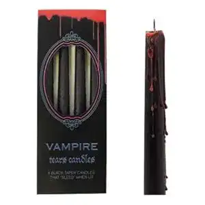 Tropfkerzen Something Different Vampire Tears – Schwarze Kerzen im 4er-Set