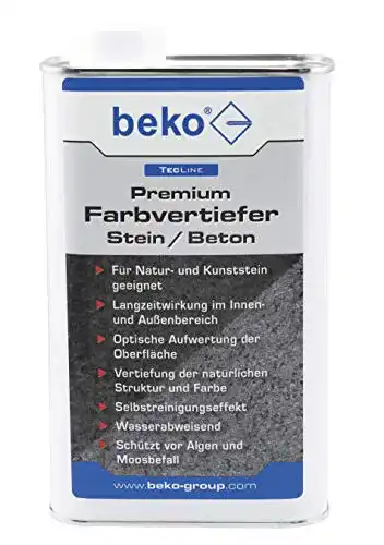 Farbvertiefer für Naturstein und Beton von beko TecLine, 1 Liter
