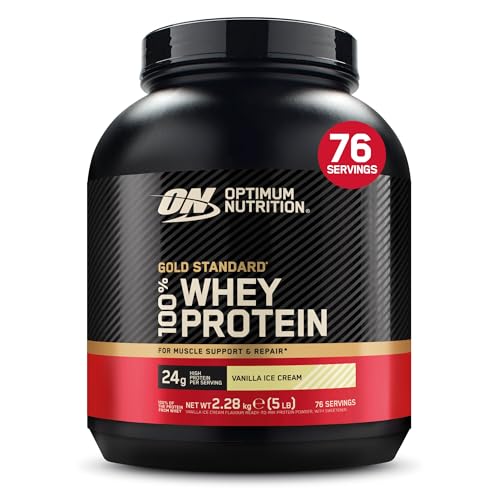 Whey-Protein Vanille von Optimum Nutrition Gold Standard 100%