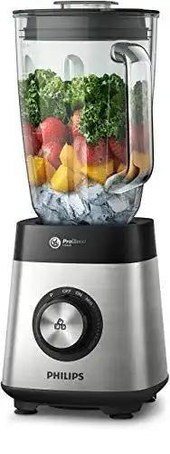 Philips Standmixer HR3571/90 mit 1000 W und 2 l Glasschüssel