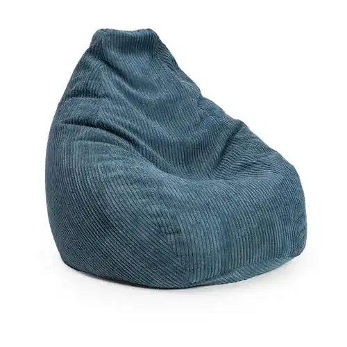 Sitzsack XXL Lumaland Gaming aus Cord für Erwachsene und Teenager