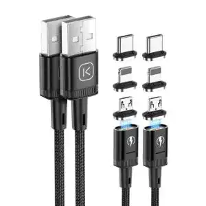 Kuulaa 3-in-1 Magnet-Ladekabel mit 3A Schnellladung