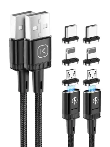 Kuulaa 3-in-1 Magnet-Ladekabel mit 3A Schnellladung