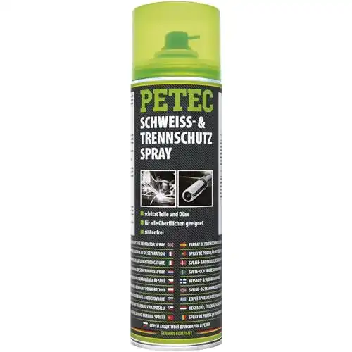 Schweiß- und Trennschutzspray PETEC 500 ml für saubere Schweißarbeiten