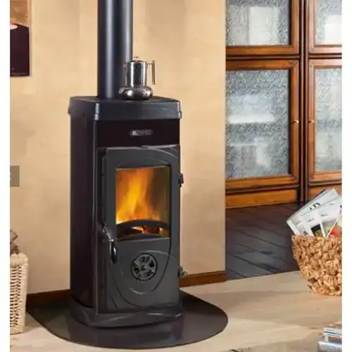 Dauerbrandofen Nordica Super Junior Panorama Holzofen mit 5 kW Leistung