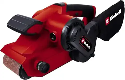Bandschleifer Einhell TC-BS 8038 mit 800 Watt Leistung und präzisem Bandlauf