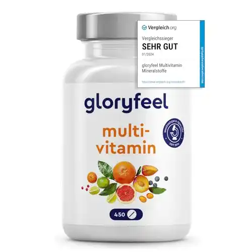 Mineralstoff Multivitamin Hochdosiert – 450 Tabletten