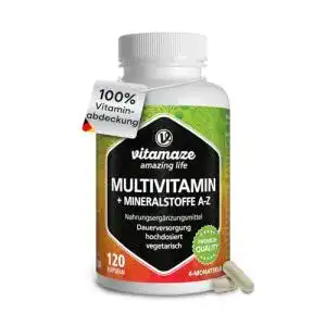 Vitamaze Multivitamin Kapseln – Vegane Vitamin-Kapseln für Vitalstoffe