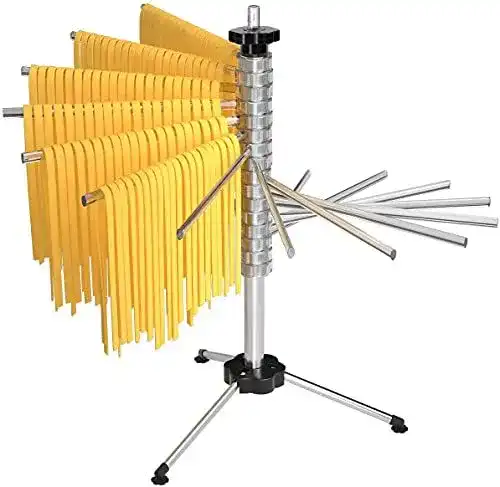 Nudeltrockner Tebery für bis zu 2,5 kg Nudeln mit 16 ausziehbaren Sprossen