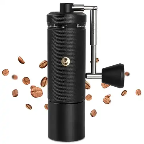 Timemore Chestnut S3 Manuelle Kaffeemühle mit externer Einstellung und Edelstahl-Mahlwerk