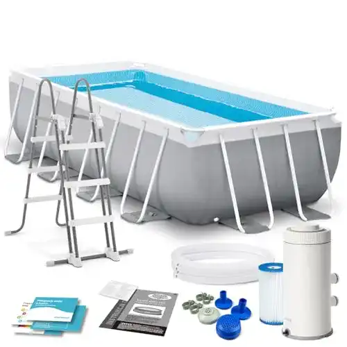 Rechteckiger Aufstellpool Intex 4m x 2m x 1m Prism Frame