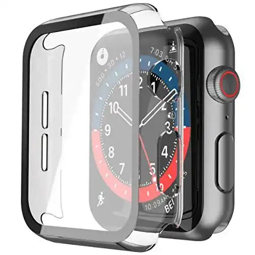 Apple Watch 6 Hülle von Misxi – Transparente Hard Hülle mit Displayschutz