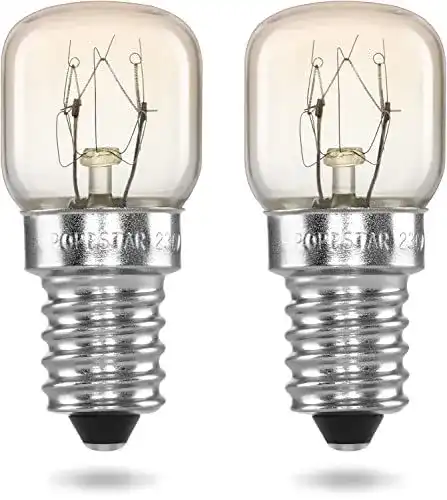 Backofenlampe Poppstar E14 15W hitzebeständig bis 300 Grad