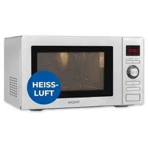 Exquisit Mikrowelle mit Grill und Heißluft, 25 Liter