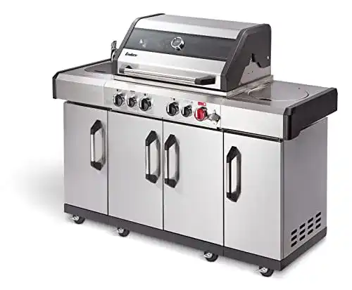 Gasgrill mit Infrarotbrenner Enders Kansas II Pro 4 SIK