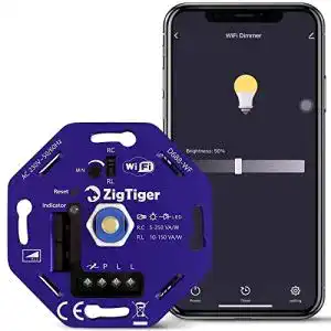 WLAN Dimmer Zigtiger Wifi LED Dimmer Schalter Universal Unterputz